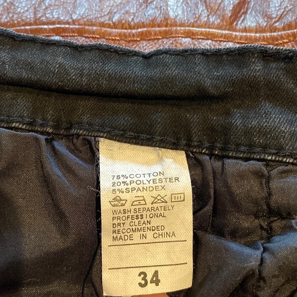 Mens Shein Black to Gray Fade Jeans in ize 34 [LIKE NEW] - Picture 5 of 5